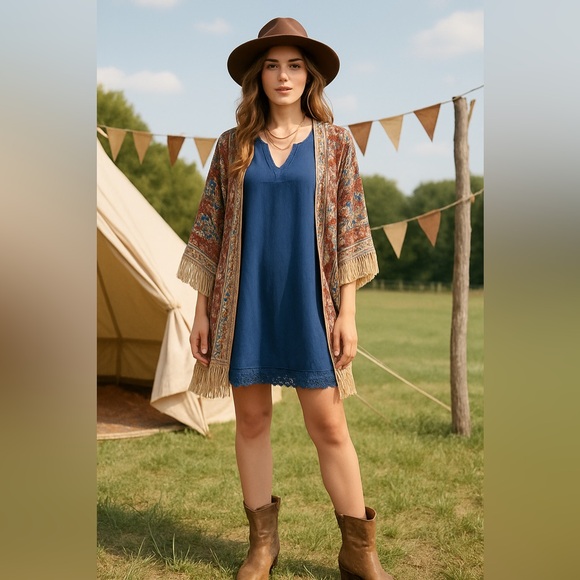 Corral Shoes - Corral Women’s Rosalie Indie Spirit Brown Western Ankle Boots Size 9 Festival